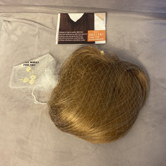 Invisible Wire Hair Extensions with Transparent Headband Adjustable - Picture 11 of 14
